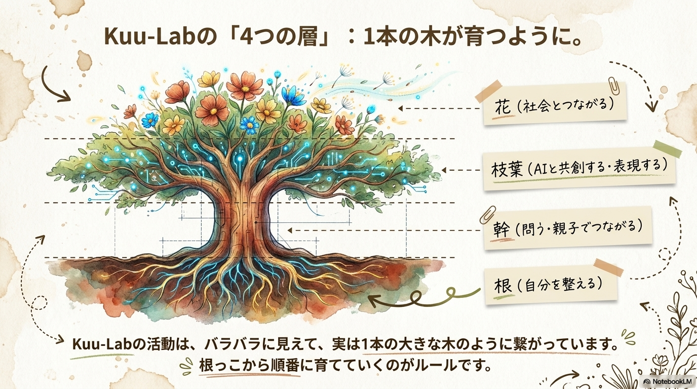Kuu-Labの4つの層