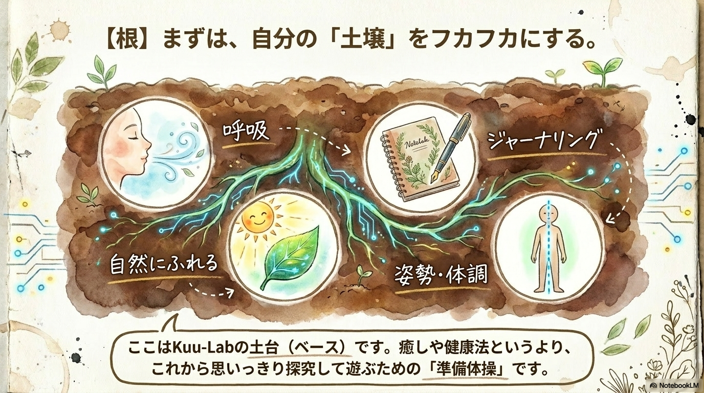 まずは自分の土壌をフカフカにする
