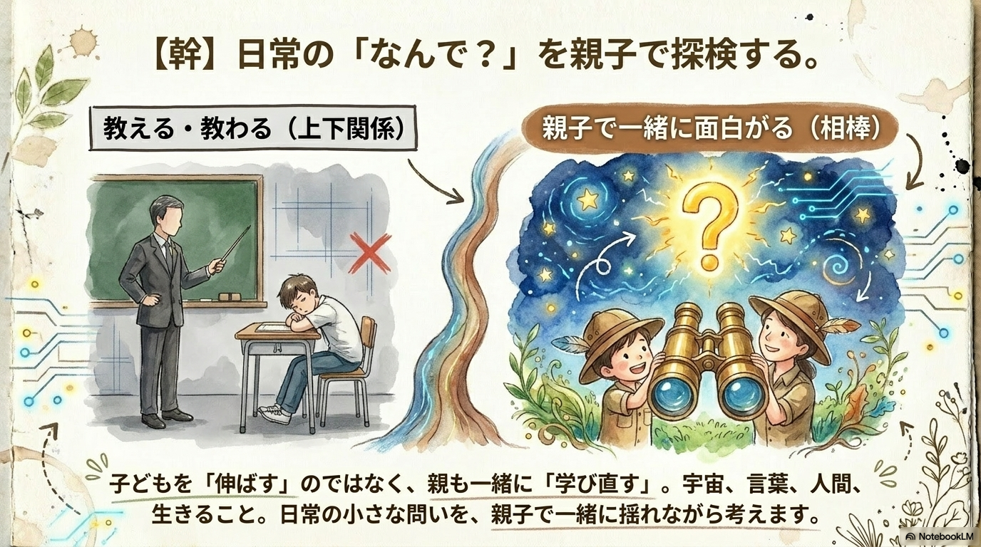 日常のなんでを親子で探究する