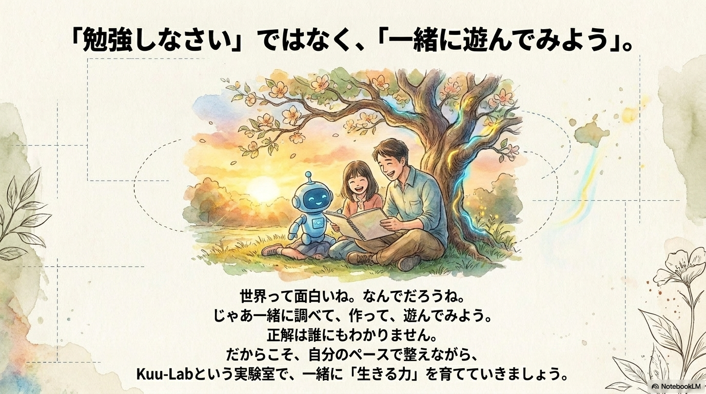 勉強しなさいではなく一緒に遊んでみよう